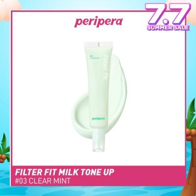 PERIPERA Filter Fit Milk Tone Up SPF 35 PA++ 03 Clear Mint (To Reduces Redness) 35ml