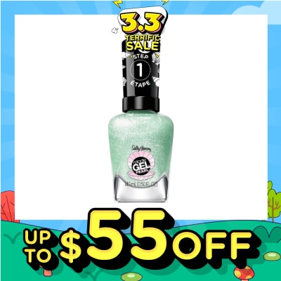 SALLY HANSEN Miracle Gel Nail Polish Lacquer Modern Pearl Collection Under The Sea 902 (No UV/LED Light Necessary) 14.7ml