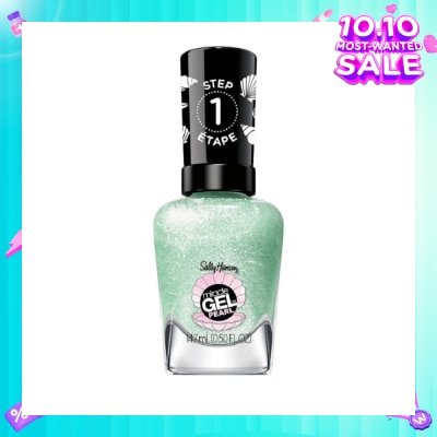 SALLY HANSEN Miracle Gel Nail Polish Lacquer Modern Pearl Collection Under The Sea 902 (No UV/LED Light Necessary) 14.7ml