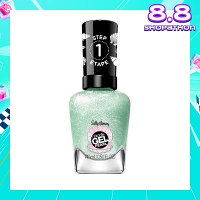 SALLY HANSEN Miracle Gel Nail Polish Lacquer Modern Pearl Collection Under The Sea 902 (No UV/LED Light Necessary) 14.7ml
