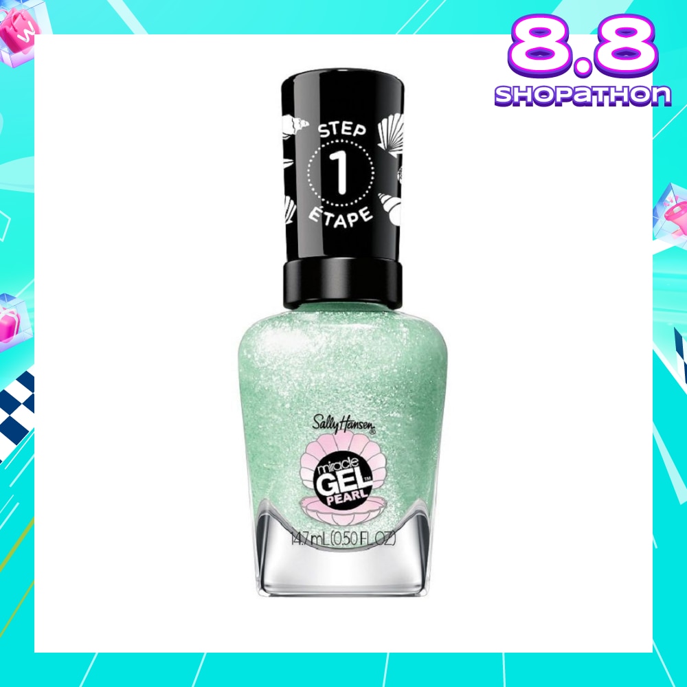 Miracle Gel Nail Polish Lacquer Modern Pearl Collection Under The Sea 902 (No UV/LED Light Necessary) 14.7ml