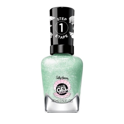 SALLY HANSEN Miracle Gel Nail Polish Lacquer Modern Pearl Collection Under The Sea 902 (No UV/LED Light Necessary) 14.7ml