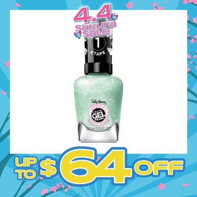 SALLY HANSEN - Miracle Gel Nail Polish Lacquer Modern Pearl Collection Under The Sea 902 (No UV/LED Light Necessary) 14.7ml