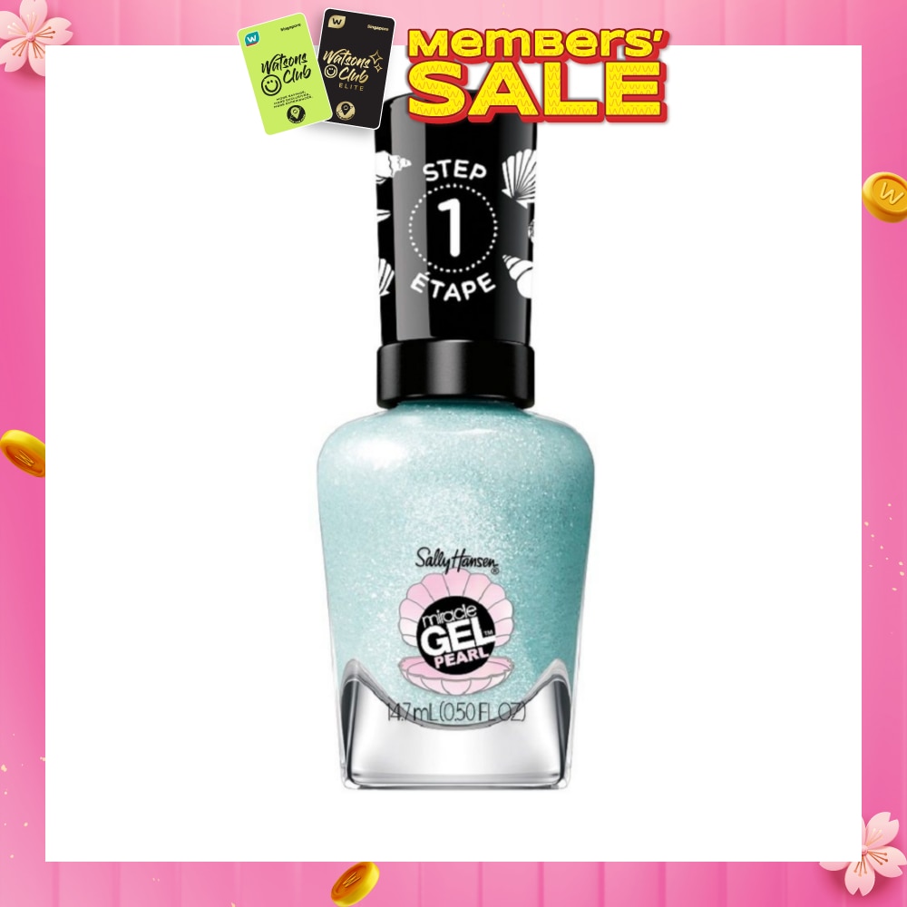 Miracle Gel Nail Polish Lacquer Modern Pearl Collection Seas The Day 903 (No UV/LED Light Necessary) 14.7ml