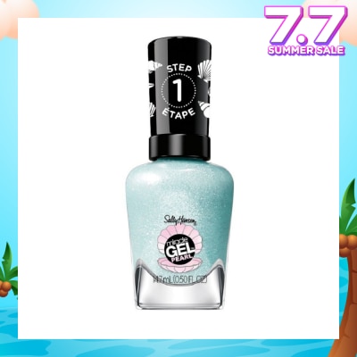 SALLY HANSEN Miracle Gel Nail Polish Lacquer Modern Pearl Collection Seas The Day 903 (No UV/LED Light Necessary) 14.7ml