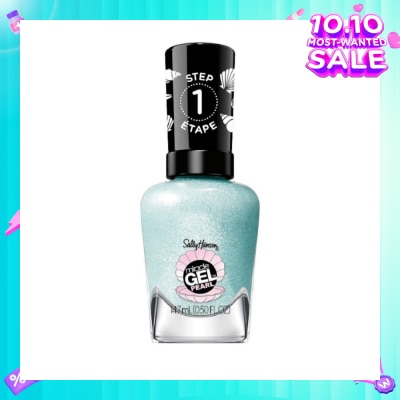 SALLY HANSEN Miracle Gel Nail Polish Lacquer Modern Pearl Collection Seas The Day 903 (No UV/LED Light Necessary) 14.7ml