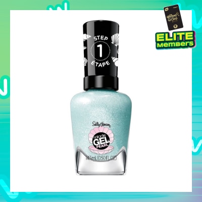 SALLY HANSEN Miracle Gel Nail Polish Lacquer Modern Pearl Collection Seas The Day 903 (No UV/LED Light Necessary) 14.7ml