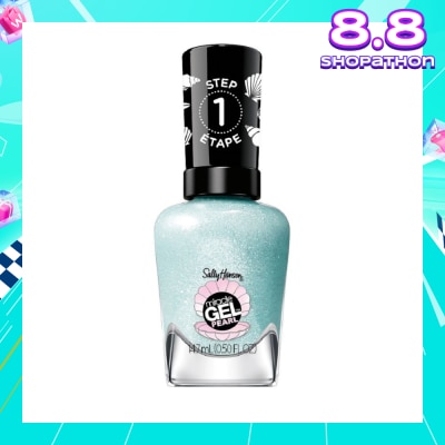SALLY HANSEN Miracle Gel Nail Polish Lacquer Modern Pearl Collection Seas The Day 903 (No UV/LED Light Necessary) 14.7ml