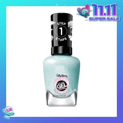 SALLY HANSEN Miracle Gel Nail Polish Lacquer Modern Pearl Collection Seas The Day 903 (No UV/LED Light Necessary) 14.7ml