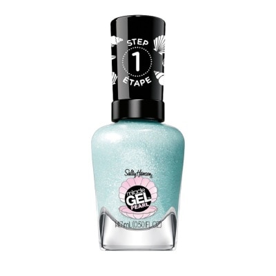 SALLY HANSEN Miracle Gel Nail Polish Lacquer Modern Pearl Collection Seas The Day 903 (No UV/LED Light Necessary) 14.7ml