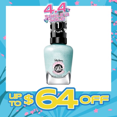 SALLY HANSEN - Miracle Gel Nail Polish Lacquer Modern Pearl Collection Seas The Day 903 (No UV/LED Light Necessary) 14.7ml