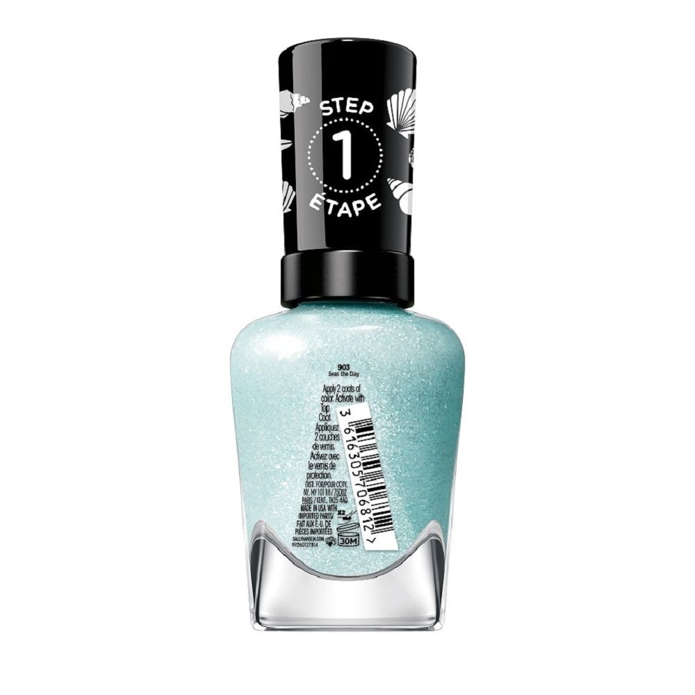 Miracle Gel Nail Polish Lacquer Modern Pearl Collection Seas The Day 903 (No UV/LED Light Necessary) 14.7ml