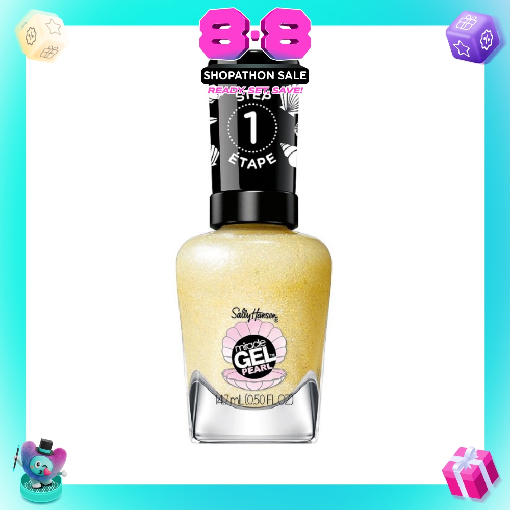 Miracle Gel Nail Polish Lacquer Modern Pearl Collection Diving For Treasure 905 (No UV/LED Light Necessary) 14.7ml (Expiry: May`2027)