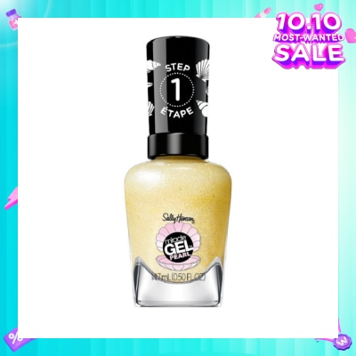 SALLY HANSEN Miracle Gel Nail Polish Lacquer Modern Pearl Collection Diving For Treasure 905 (No UV/LED Light Necessary) 14.7ml