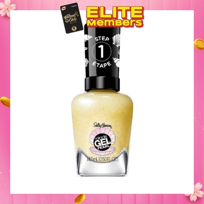 SALLY HANSEN Miracle Gel Nail Polish Lacquer Modern Pearl Collection Diving For Treasure 905 (No UV/LED Light Necessary) 14.7ml