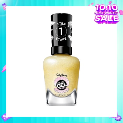SALLY HANSEN Miracle Gel Nail Polish Lacquer Modern Pearl Collection Diving For Treasure 905 (No UV/LED Light Necessary) 14.7ml