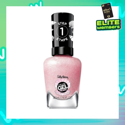 SALLY HANSEN Miracle Gel Nail Polish Lacquer Modern Pearl Collection Pink Sand 906 (No UV/LED Light Necessary) 14.7ml