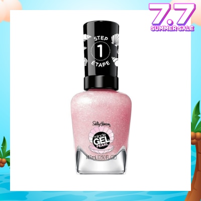 SALLY HANSEN Miracle Gel Nail Polish Lacquer Modern Pearl Collection Pink Sand 906 (No UV/LED Light Necessary) 14.7ml