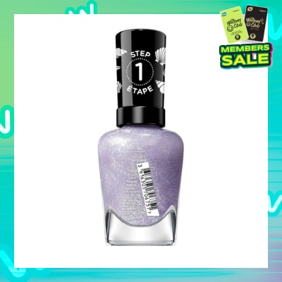 SALLY HANSEN Miracle Gel Nail Polish Lacquer Modern Pearl Collection Pearl-Ple 908 (No UV/LED Light Necessary) 14.7ml