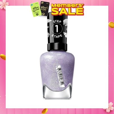 SALLY HANSEN Miracle Gel Nail Polish Lacquer Modern Pearl Collection Pearl-Ple 908 (No UV/LED Light Necessary) 14.7ml