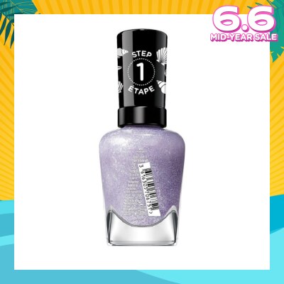 SALLY HANSEN Miracle Gel Nail Polish Lacquer Modern Pearl Collection Pearl-Ple 908 (No UV/LED Light Necessary) 14.7ml