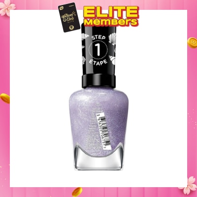 SALLY HANSEN Miracle Gel Nail Polish Lacquer Modern Pearl Collection Pearl-Ple 908 (No UV/LED Light Necessary) 14.7ml