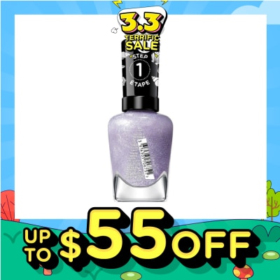 SALLY HANSEN Miracle Gel Nail Polish Lacquer Modern Pearl Collection Pearl-Ple 908 (No UV/LED Light Necessary) 14.7ml
