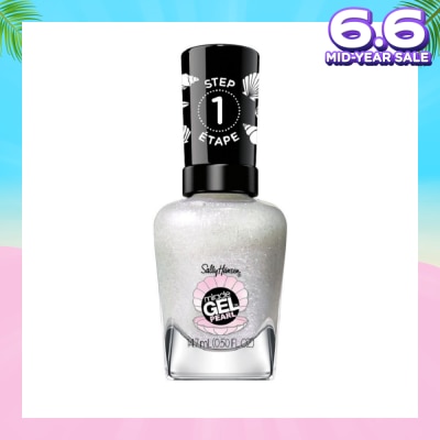 SALLY HANSEN Miracle Gel Nail Polish Lacquer Modern Pearl Collection Moonlight Mist 909 (No UV/LED Light Necessary) 14.7ml