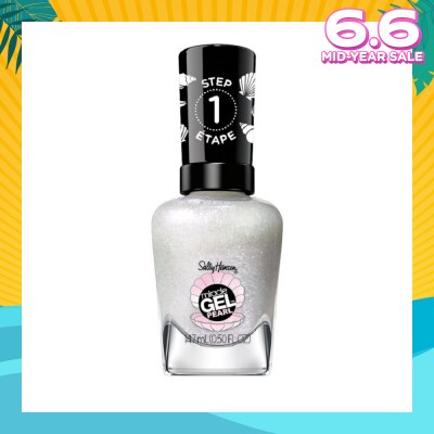 SALLY HANSEN Miracle Gel Nail Polish Lacquer Modern Pearl Collection Moonlight Mist 909 (No UV/LED Light Necessary) 14.7ml