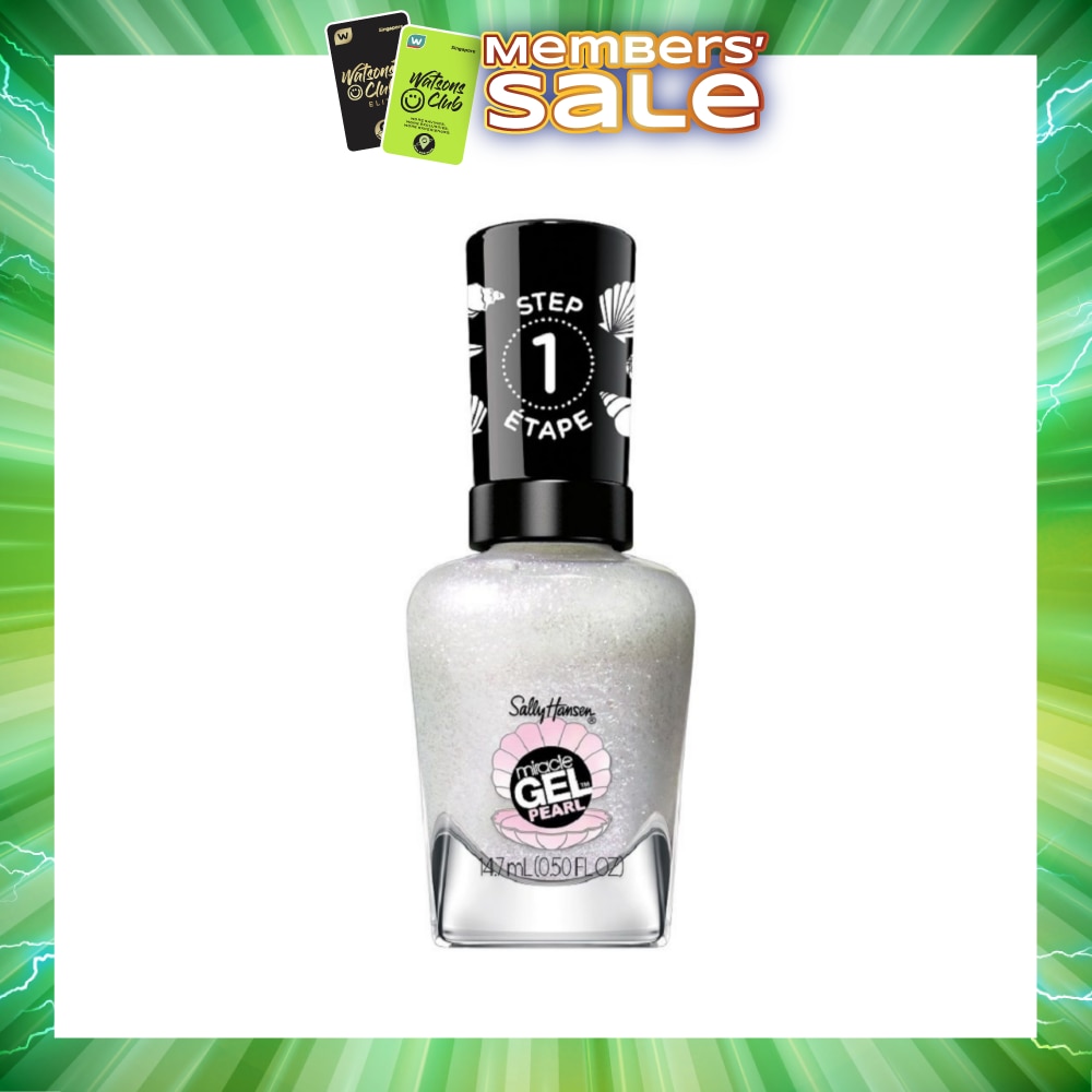 Miracle Gel Nail Polish Lacquer Modern Pearl Collection Moonlight Mist 909 (No UV/LED Light Necessary) 14.7ml