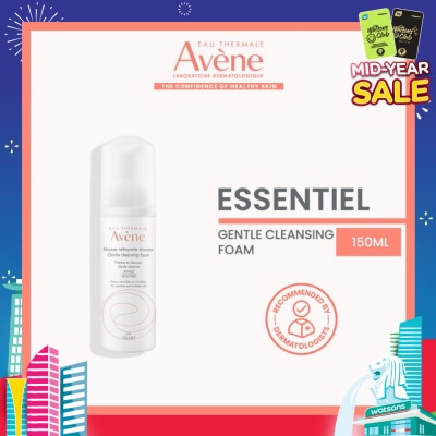 EAU THERMALE AVENE Soothes Gentle Cleansing Foam (Gently Removes Make-Up On Face, Eyes & Lips) 150ml