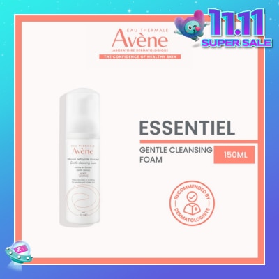 AVÈNE Soothes Gentle Cleansing Foam (Gently Removes Make-Up On Face, Eyes & Lips) 150ml