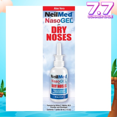 NEILMED Nasogel Drip Free Gel Spray (Hydrate and Lubricate Dry and Irritated Nasal Passages) 30ml