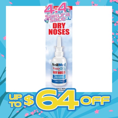 NEILMED - Nasogel Drip Free Gel Spray (Hydrate and Lubricate Dry and Irritated Nasal Passages) 30ml