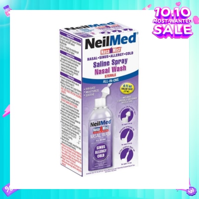 NEILMED NeilMed NasaMist Saline Spray All-In-One (Soothe, Moisturize and Cleanse Nasal) 17ml