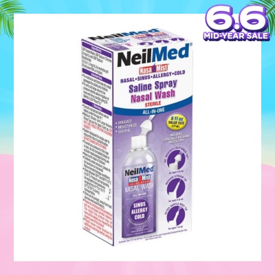 NEILMED NeilMed NasaMist Saline Spray All-In-One (Soothe, Moisturize and Cleanse Nasal) 17ml