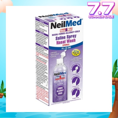 NEILMED NeilMed NasaMist Saline Spray All-In-One (Soothe, Moisturize and Cleanse Nasal) 17ml