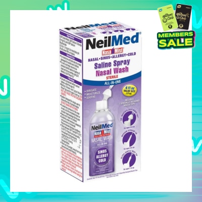 NEILMED NeilMed NasaMist Saline Spray All-In-One (Soothe, Moisturize and Cleanse Nasal) 17ml