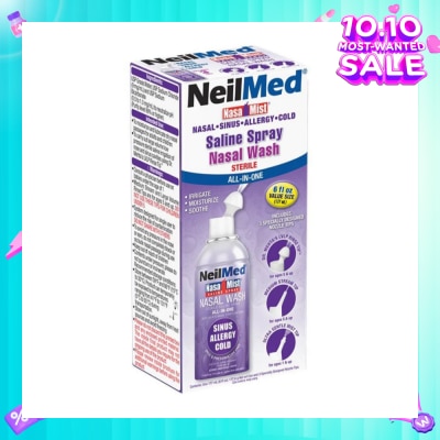 NEILMED NeilMed NasaMist Saline Spray All-In-One (Soothe, Moisturize and Cleanse Nasal) 17ml