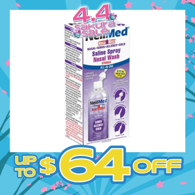 NEILMED - NeilMed NasaMist Saline Spray All-In-One (Soothe, Moisturize and Cleanse Nasal) 17ml