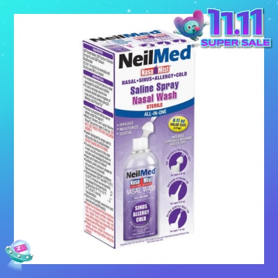 NEILMED NeilMed NasaMist Saline Spray All-In-One (Soothe, Moisturize and Cleanse Nasal) 17ml