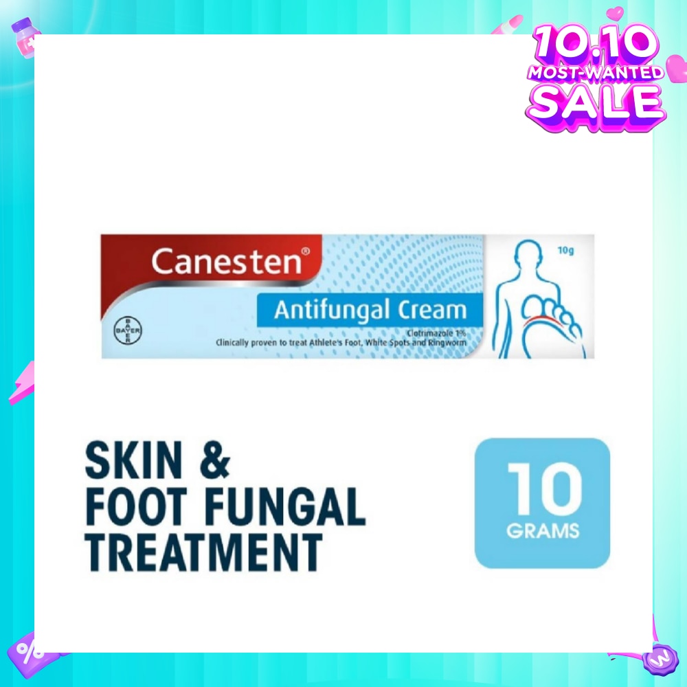 Canesten 1% Clotrimazole Cream 10g