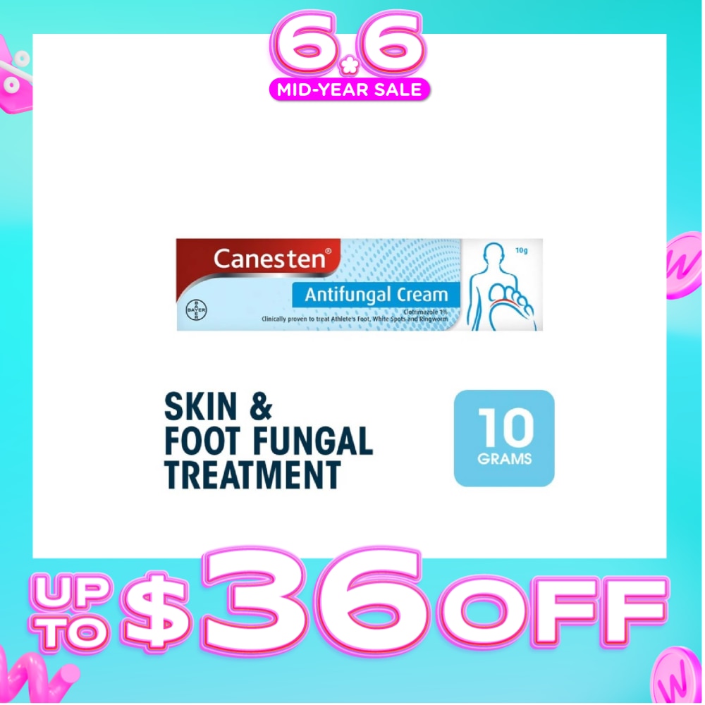 Canesten 1% Clotrimazole Cream 10g