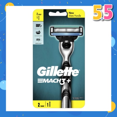 GILLETTE Mach3+ Razor 2Up