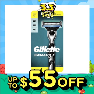 GILLETTE Mach3+ Razor 2Up