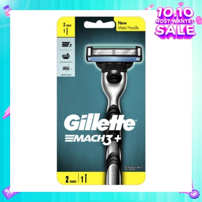 GILLETTE Mach3+ Razor 2Up