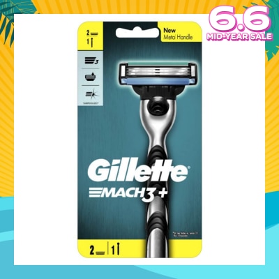 GILLETTE Mach3+ Razor 2Up