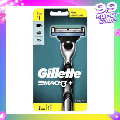 GILLETTE Mach3+ Razor 2Up