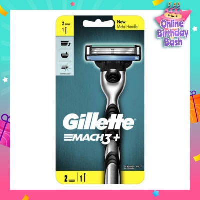 GILLETTE Mach3+ Razor 2Up