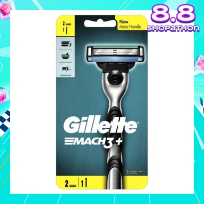 GILLETTE Mach3+ Razor 2Up